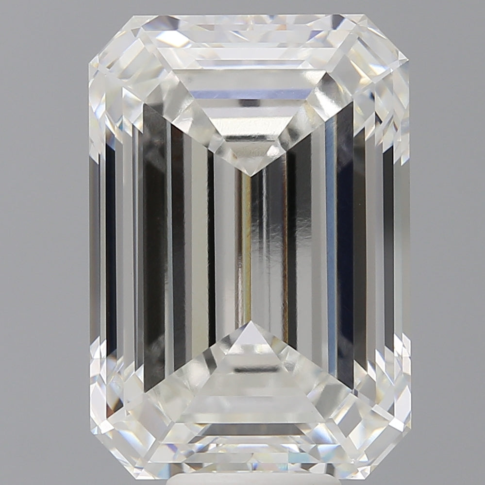 12.04 Carat Emerald Shaped, Ideal Cut, F Color, VVS2 Clarity, IGI Certified Lab Grown Diamond