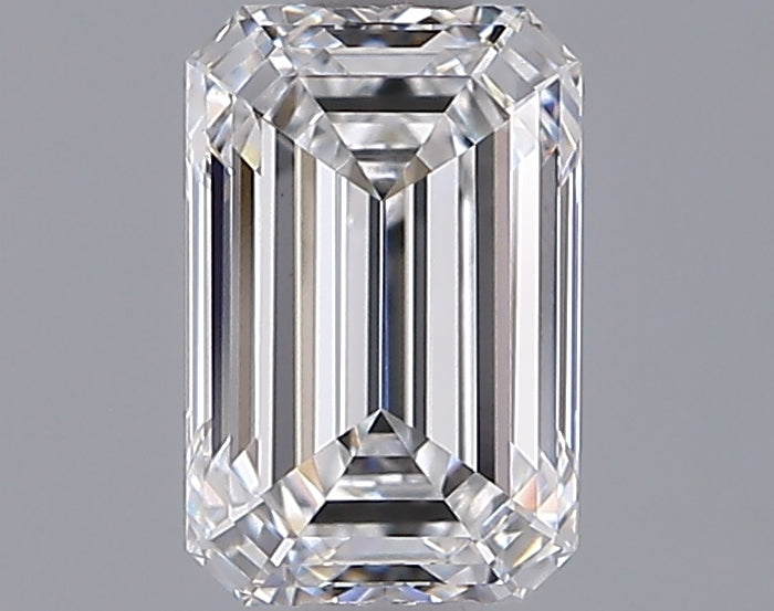 1.45 Carat Emerald Shaped, Ideal Cut, D Color, VS1 Clarity, IGI Certified Lab Grown Diamond