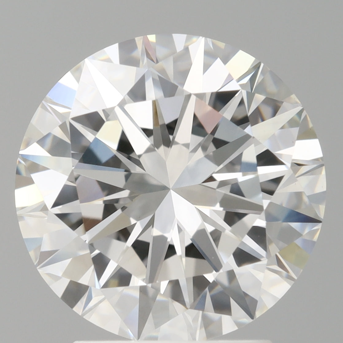 3.01 Carat Round Shaped, Excellent Cut, E Color, VVS2 Clarity, IGI Certified Lab Grown Diamond