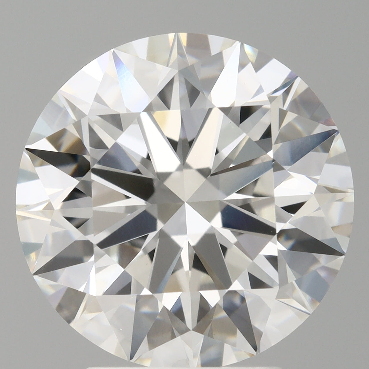 4.06 Carat Round Shaped, Ideal Cut, F Color, VVS2 Clarity, IGI Certified Lab Grown Diamond