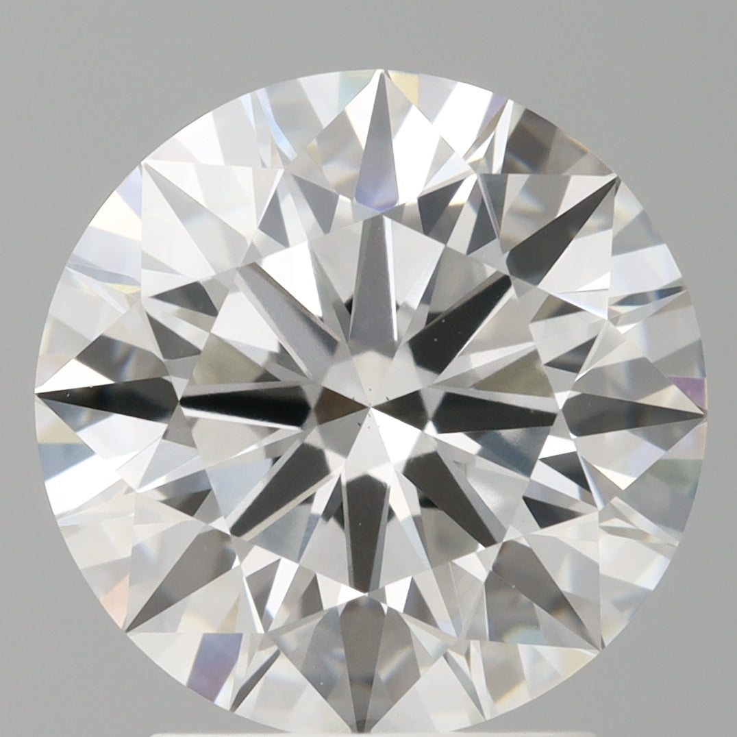 2.60 Carat Round Shaped, Ideal Cut, F Color, VS1 Clarity, IGI Certified Lab Grown Diamond