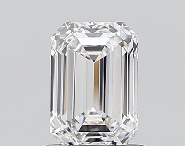 1.52 Carat Emerald Shaped, Ideal Cut, D Color, VVS1 Clarity, IGI Certified Lab Grown Diamond