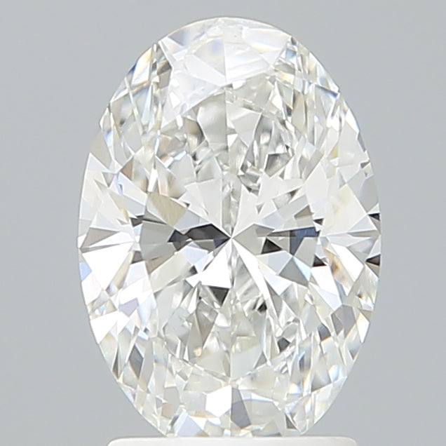 2.07 Carat Oval Shaped, Ideal Cut, F Color, VVS2 Clarity, IGI Certified Lab Grown Diamond