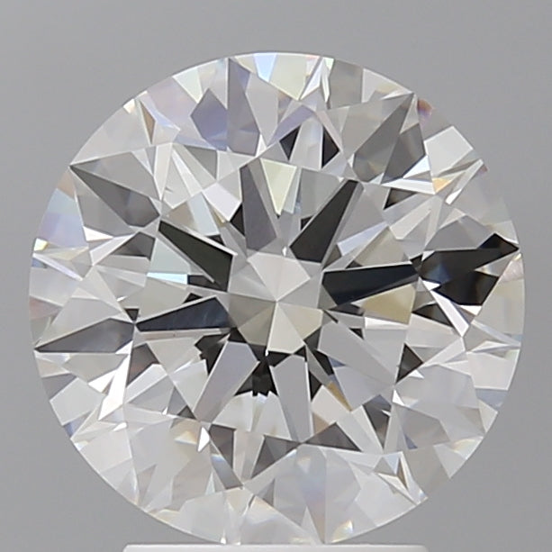 3.55 Carat Round Shaped, Ideal Cut, F Color, VVS2 Clarity, IGI Certified Lab Grown Diamond