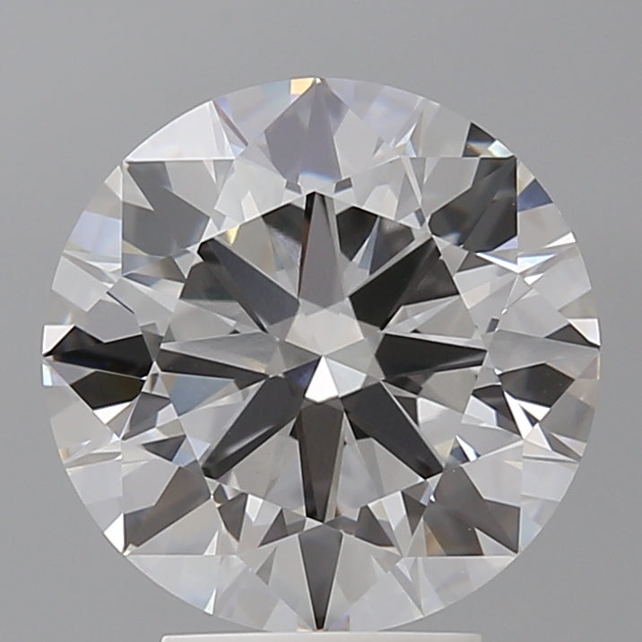 4.09 Carat Round Shaped, Ideal Cut, E Color, VVS2 Clarity, IGI Certified Lab Grown Diamond