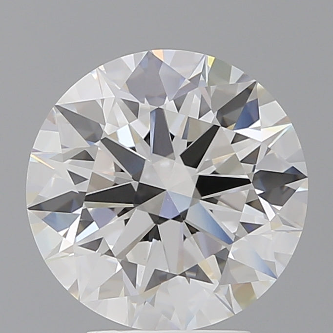 4.09 Carat Round Shaped, Ideal Cut, F Color, VVS2 Clarity, IGI Certified Lab Grown Diamond