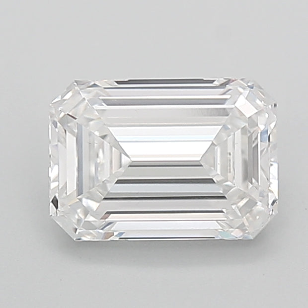 2.05 Carat Emerald Shaped, Ideal Cut, E Color, VVS2 Clarity, IGI Certified Lab Grown Diamond