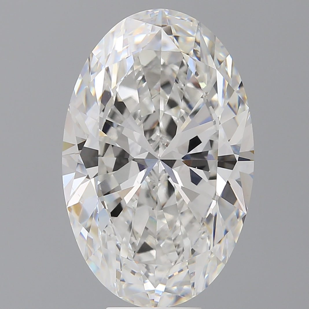 10.02 Carat Oval Shaped, Ideal Cut, F Color, VS2 Clarity, IGI Certified Lab Grown Diamond