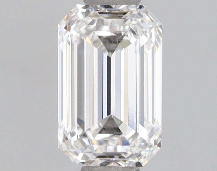 1.39 Carat Emerald Shaped, Ideal Cut, E Color, VVS2 Clarity, IGI Certified Lab Grown Diamond
