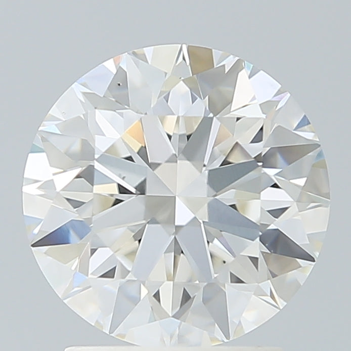 2.29 Carat Round Shaped, Ideal Cut, G Color, VS2 Clarity, IGI Certified Lab Grown Diamond