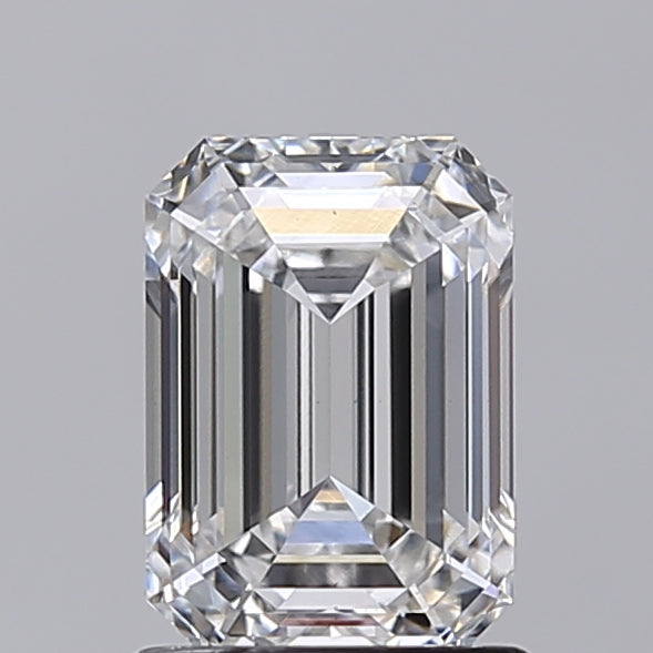 1.51 Carat Emerald Shaped, Excellent Cut, E Color, VS1 Clarity, IGI Certified Lab Grown Diamond