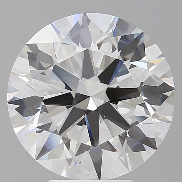 5.96 Carat Round Shaped, Excellent Cut, F Color, VVS2 Clarity, IGI Certified Lab Grown Diamond