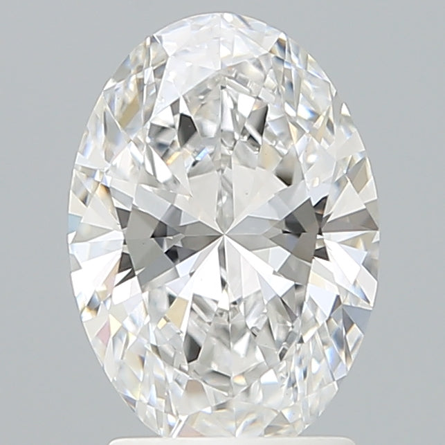 2.10 Carat Oval Shaped, Ideal Cut, E Color, VVS2 Clarity, IGI Certified Lab Grown Diamond