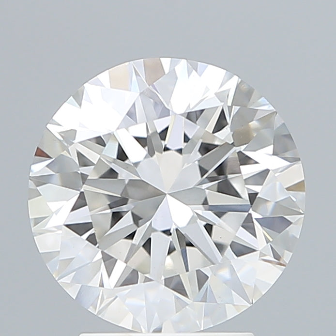 3.10 Carat Round Shaped, Excellent Cut, F Color, VS1 Clarity, IGI Certified Lab Grown Diamond