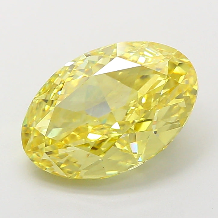 3.68 Carat Oval Shaped, Excellent Cut, VS1 Clarity, IGI Certified Lab Grown Diamond