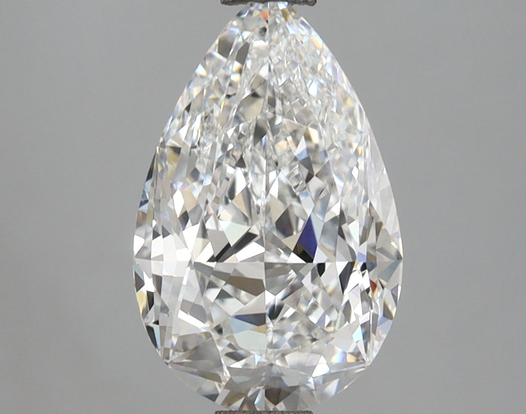 2.60 Carat Pear Shaped, Excellent Cut, E Color, VVS2 Clarity, IGI Certified Lab Grown Diamond
