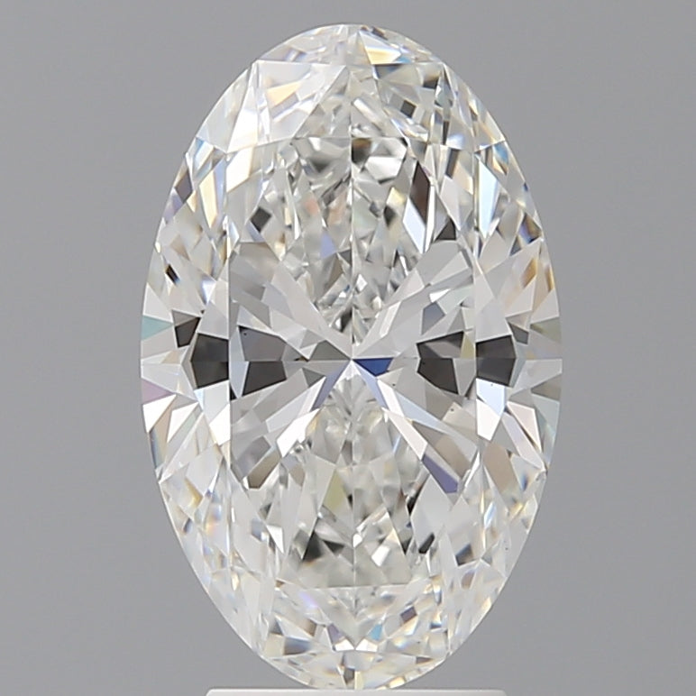 3.51 Carat Oval Shaped, Ideal Cut, F Color, VVS2 Clarity, IGI Certified Lab Grown Diamond