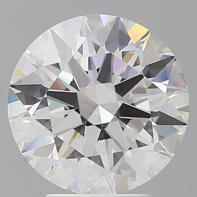 4.10 Carat Round Shaped, Ideal Cut, F Color, VVS2 Clarity, IGI Certified Lab Grown Diamond