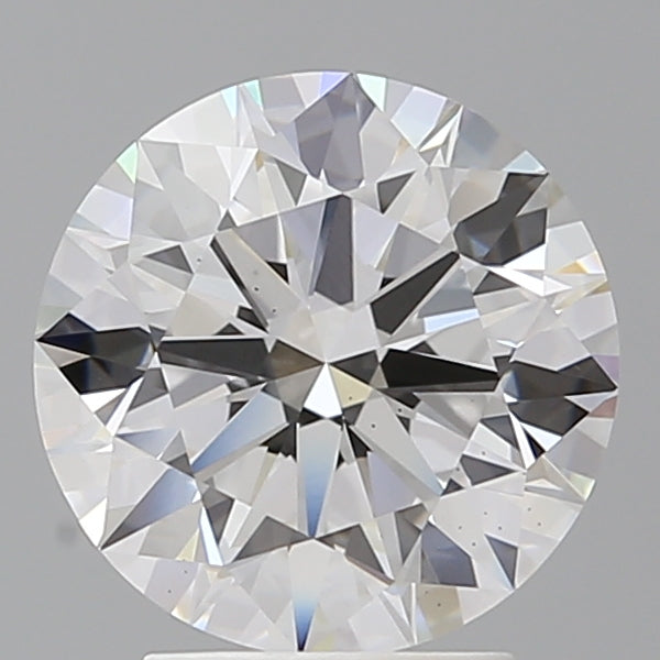 3.09 Carat Round Shaped, Ideal Cut, E Color, VS1 Clarity, IGI Certified Lab Grown Diamond