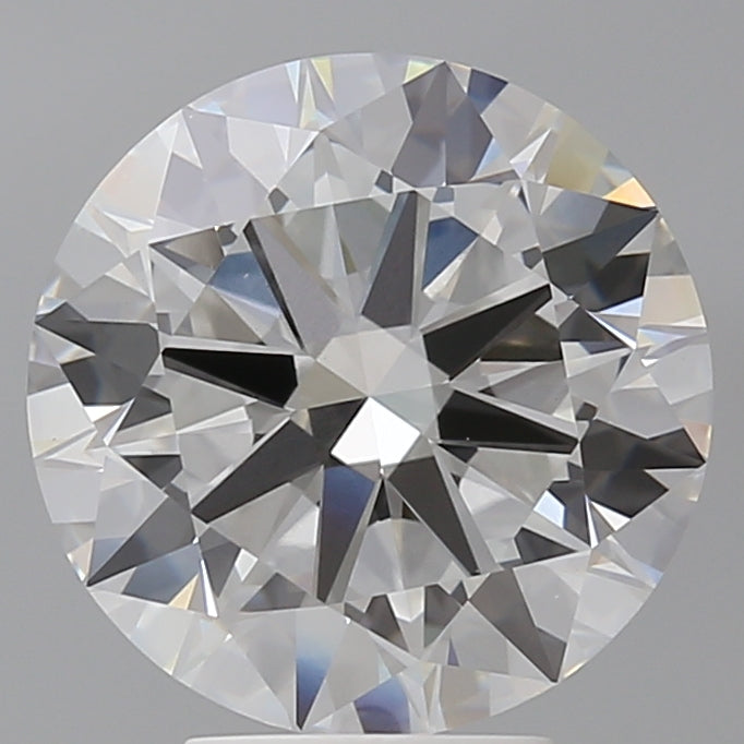 5.05 Carat Round Shaped, Excellent Cut, E Color, VVS2 Clarity, IGI Certified Lab Grown Diamond