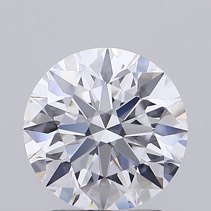 2.09 Carat Round Shaped, Ideal Cut, D Color, IF Clarity, IGI Certified Lab Grown Diamond