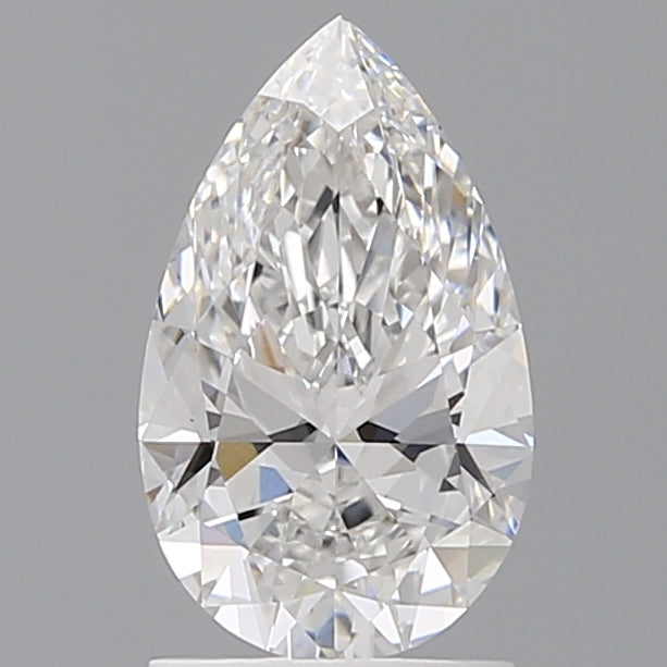 1.60 Carat Pear Shaped, Ideal Cut, E Color, VVS2 Clarity, IGI Certified Lab Grown Diamond