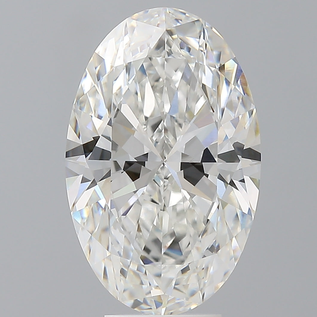 6.10 Carat Oval Shaped, Ideal Cut, F Color, VVS2 Clarity, IGI Certified Lab Grown Diamond