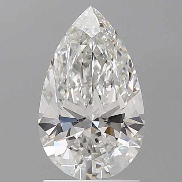 1.59 Carat Pear Shaped, Ideal Cut, E Color, VVS2 Clarity, IGI Certified Lab Grown Diamond
