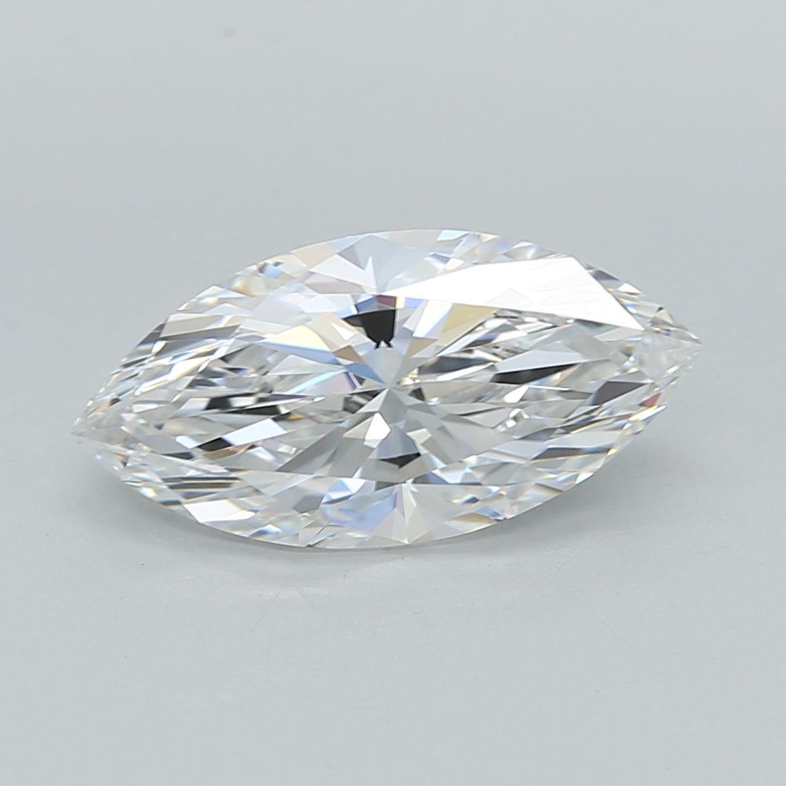 2.52 Carat Marquise Shaped, Ideal Cut, D Color, VVS1 Clarity, IGI Certified Lab Grown Diamond