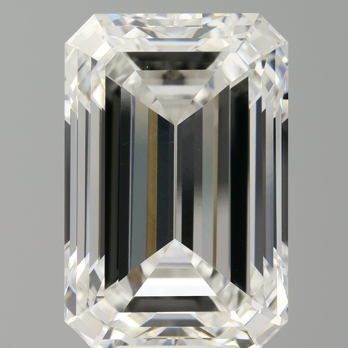 10.03 Carat Emerald Shaped, Ideal Cut, F Color, VVS2 Clarity, IGI Certified Lab Grown Diamond