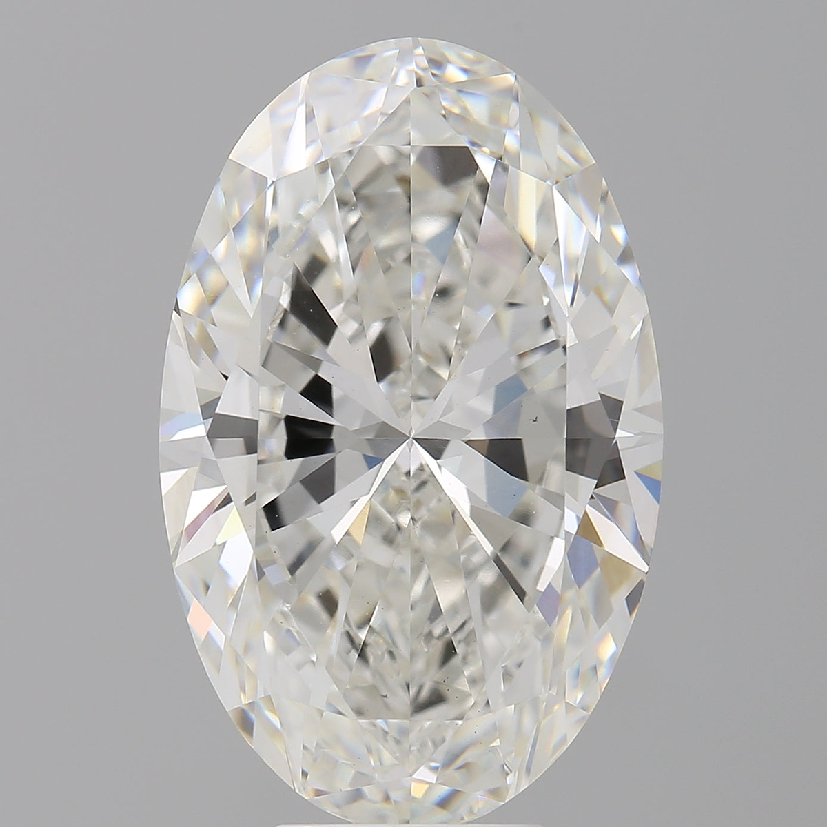 8.10 Carat Oval Shaped, Excellent Cut, F Color, VVS2 Clarity, IGI Certified Lab Grown Diamond