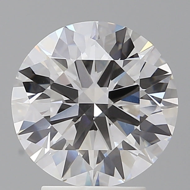3.09 Carat Round Shaped, Ideal Cut, F Color, VVS2 Clarity, IGI Certified Lab Grown Diamond