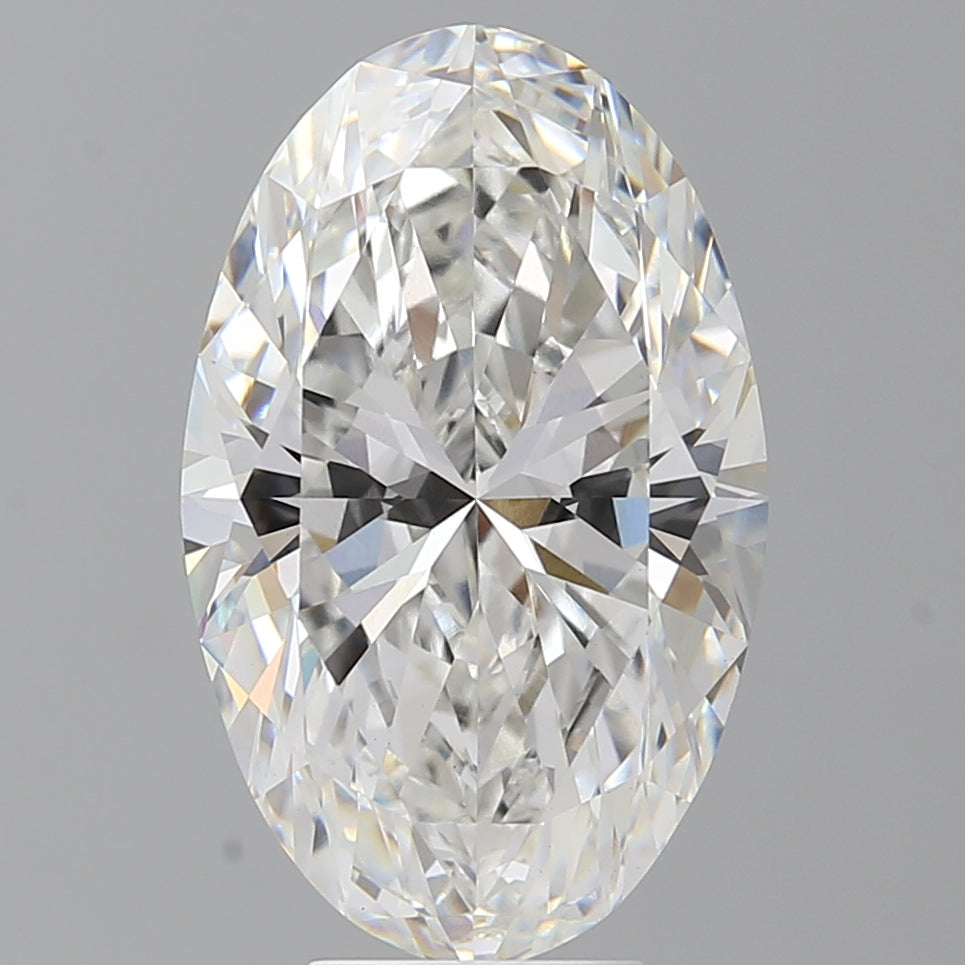 7.02 Carat Oval Shaped, Ideal Cut, E Color, VVS2 Clarity, IGI Certified Lab Grown Diamond