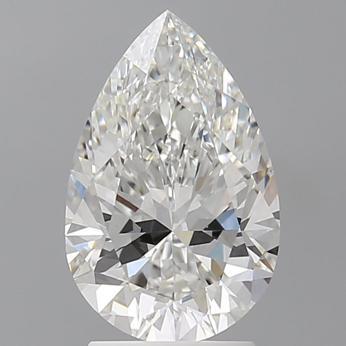 2.57 Carat Pear Shaped, Ideal Cut, E Color, VVS2 Clarity, IGI Certified Lab Grown Diamond