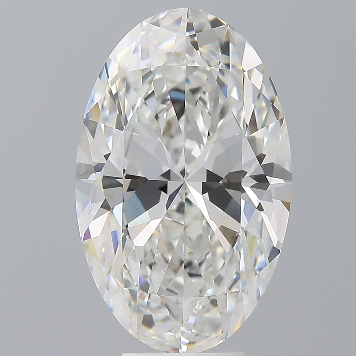 7.08 Carat Oval Shaped, Excellent Cut, F Color, VVS2 Clarity, IGI Certified Lab Grown Diamond