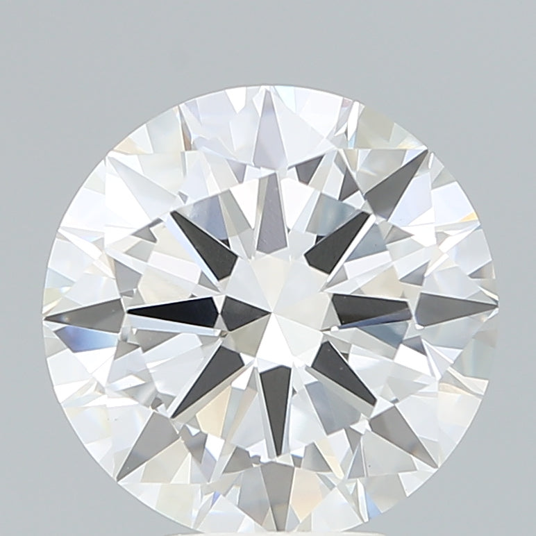 6.04 Carat Round Shaped, Excellent Cut, F Color, VS1 Clarity, IGI Certified Lab Grown Diamond