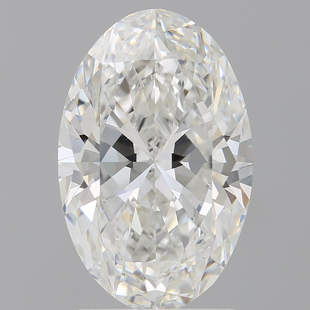 2.53 Carat Oval Shaped, Ideal Cut, E Color, VVS2 Clarity, IGI Certified Lab Grown Diamond