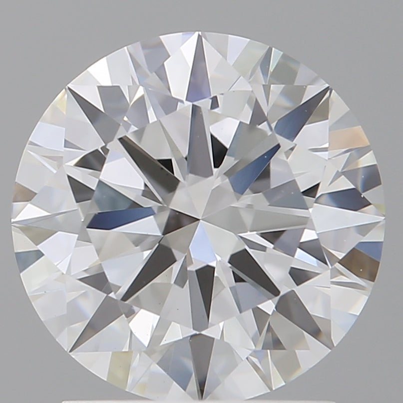 2.01 Carat Round Shaped, Excellent Cut, D Color, VS1 Clarity, IGI Certified Lab Grown Diamond