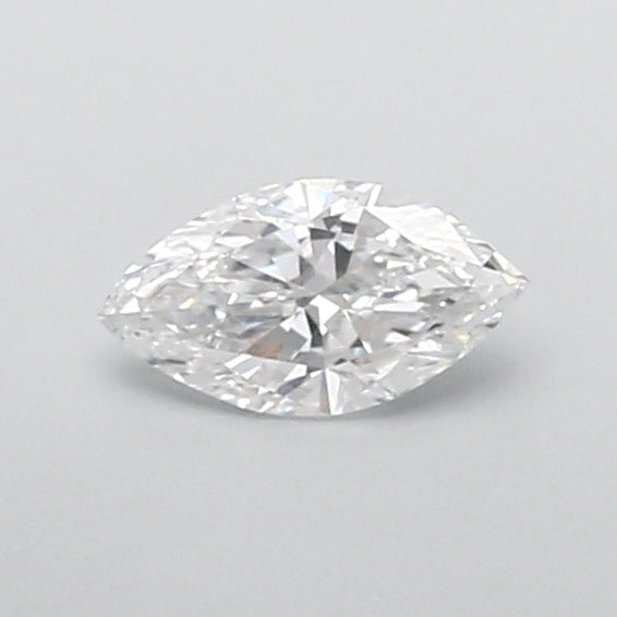 0.54 Carat Marquise Shaped, Very Good Cut, D Color, VVS2 Clarity, IGI Certified Lab Grown Diamond