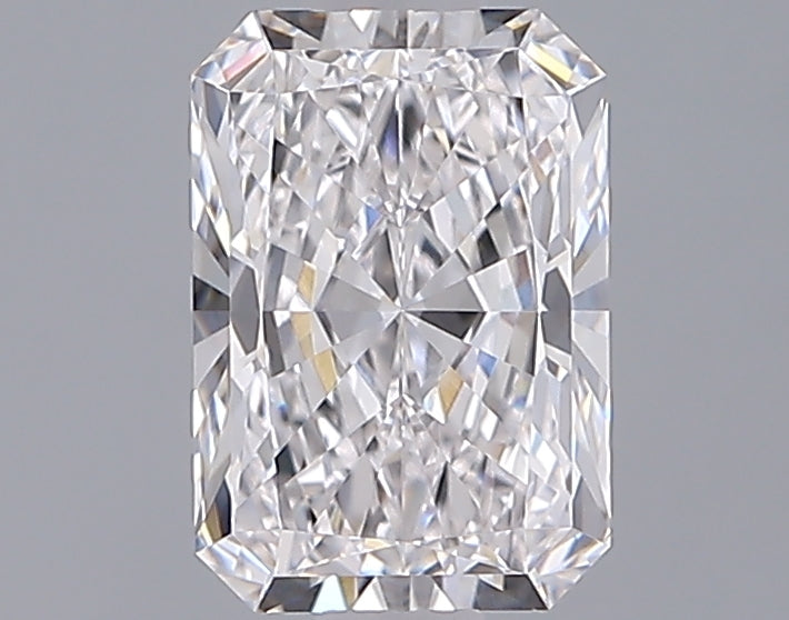 1.33 Carat Radiant Shaped, Ideal Cut, E Color, VVS1 Clarity, IGI Certified Lab Grown Diamond