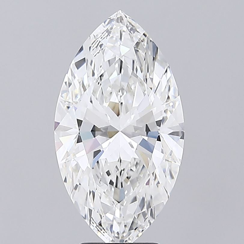 5.01 Carat Marquise Shaped, Ideal Cut, F Color, VS1 Clarity, IGI Certified Lab Grown Diamond