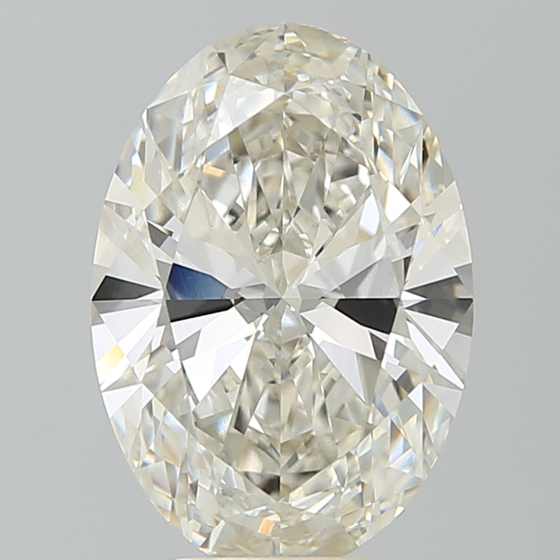 4.62 Carat Oval Shaped, Ideal Cut, H Color, VVS2 Clarity, IGI Certified Lab Grown Diamond