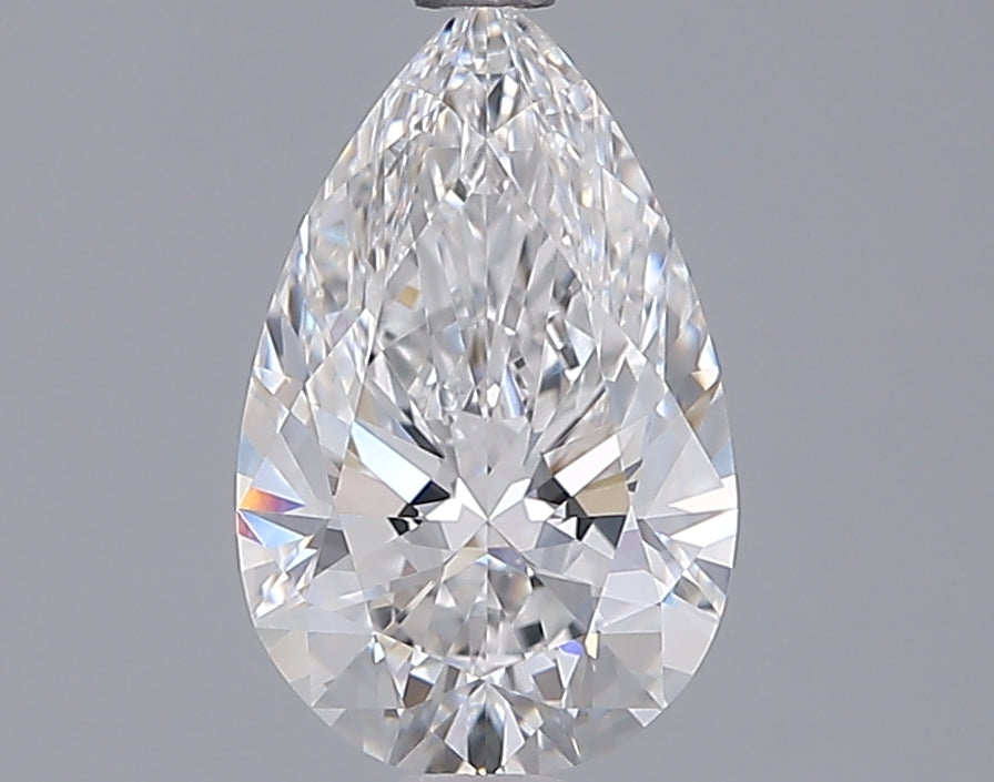 1.57 Carat Pear Shaped, Ideal Cut, D Color, VVS2 Clarity, IGI Certified Lab Grown Diamond