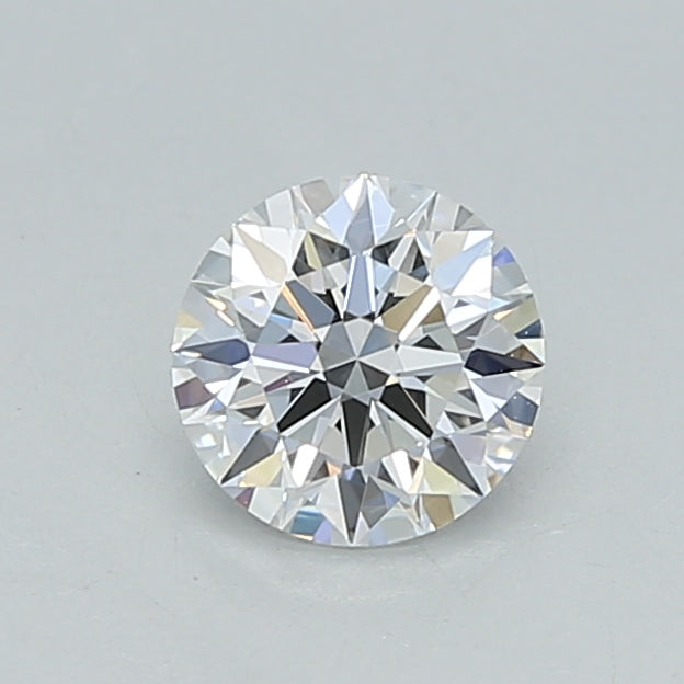 0.54 Carat Round Shaped, Ideal Cut, D Color, VVS2 Clarity, IGI Certified Lab Grown Diamond