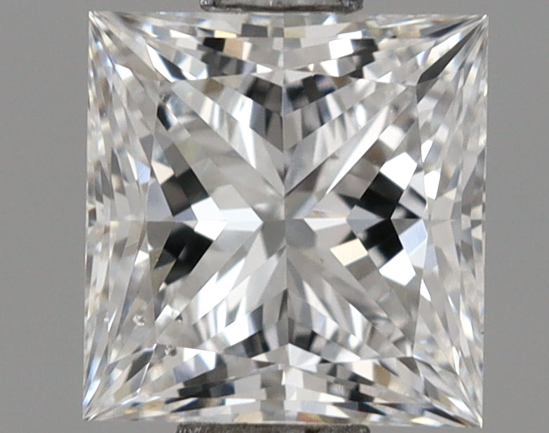 1.00 Carat Princess Shaped, Ideal Cut, D Color, VS2 Clarity, IGI Certified Lab Grown Diamond