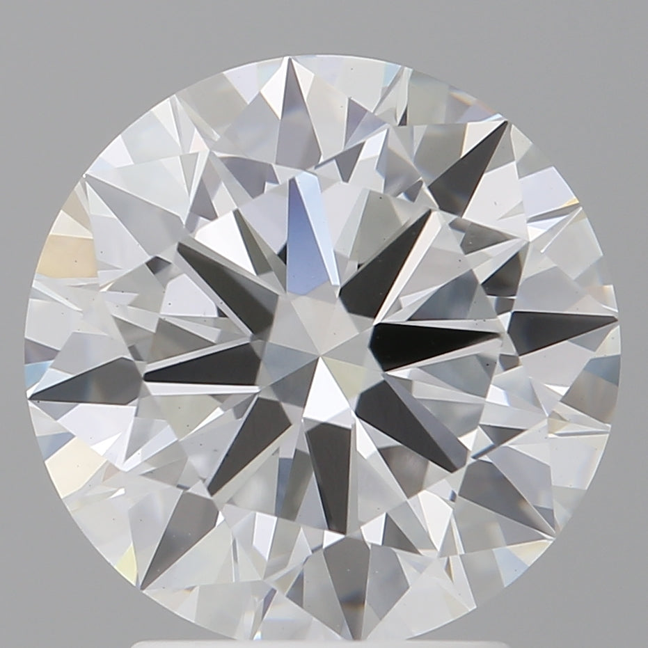 3.00 Carat Round Shaped, Excellent Cut, F Color, VS1 Clarity, IGI Certified Lab Grown Diamond