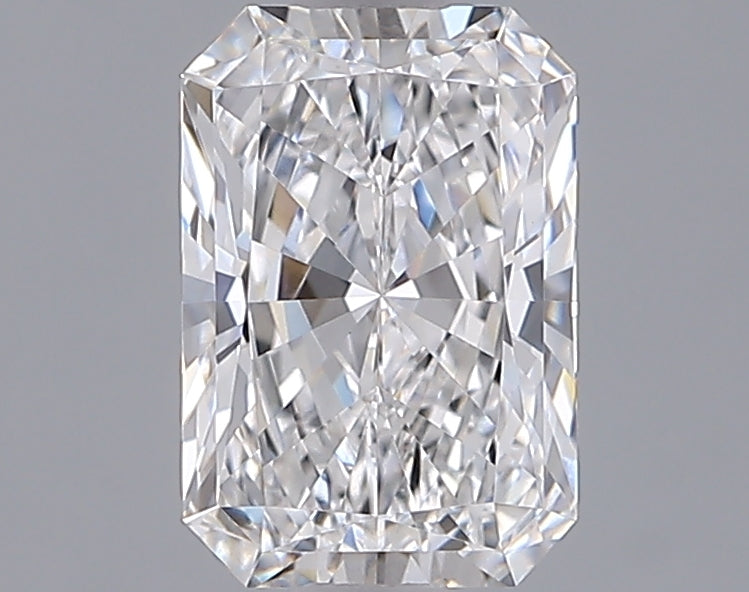1.54 Carat Radiant Shaped, Ideal Cut, D Color, VVS2 Clarity, IGI Certified Lab Grown Diamond