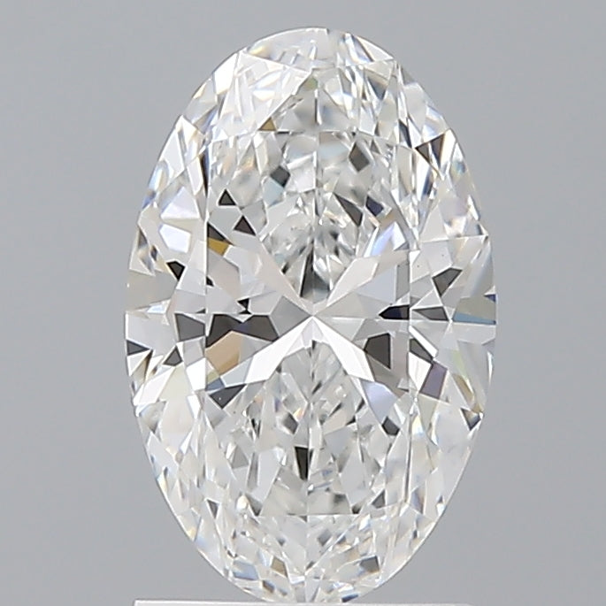 1.58 Carat Oval Shaped, Excellent Cut, E Color, VS1 Clarity, IGI Certified Lab Grown Diamond