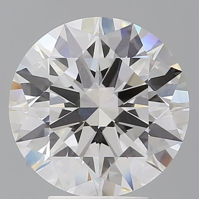 4.57 Carat Round Shaped, Ideal Cut, F Color, VVS2 Clarity, IGI Certified Lab Grown Diamond
