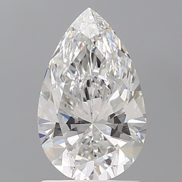 1.59 Carat Pear Shaped, Ideal Cut, E Color, VVS2 Clarity, IGI Certified Lab Grown Diamond